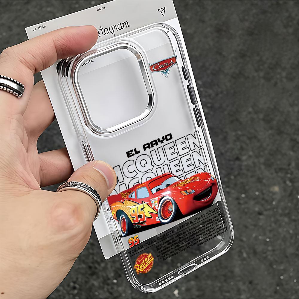 Чехол для телефона Cars L-Lightning M-McQueen для Google Pixel 10 9 8 7 8A 9A XL Pro 4G 5G Прозрачный Мягкий Силиконовый TPU Задняя Крышка