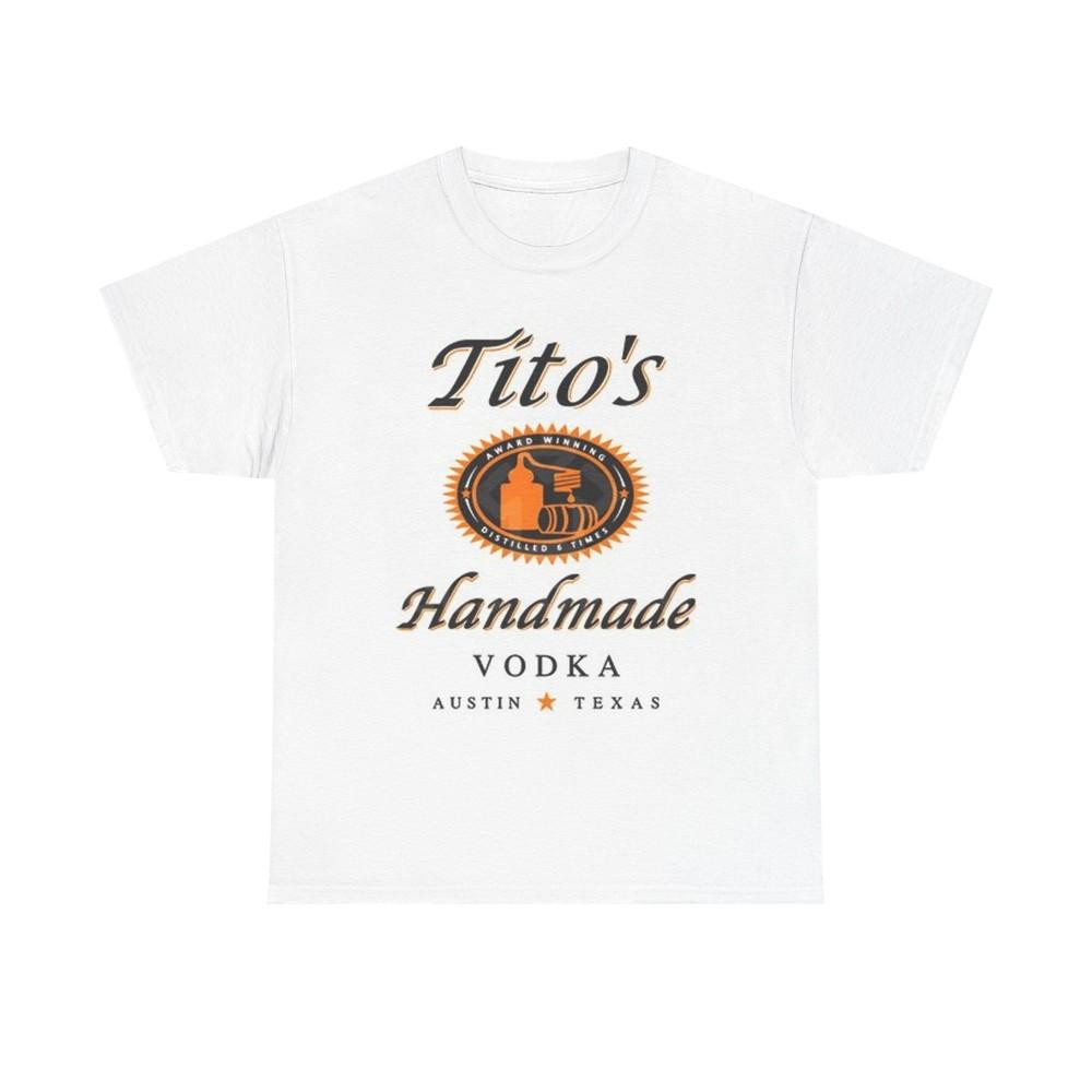 Tito's Vodka Graphic T Shirt Vintage Austin Texas Unisex Heavy Cotton Tee Unisex T-Shirt