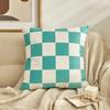 Checkerboard Plaid Cushion Cover Pillowcase Sofa Seat Bed Retro Home Decor
