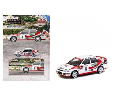 Tarmac Works 1/64 Mitsubishi Lancer Evolution Ралли Монте-Карло 1993 от K. Эрикссон/С. Пармандер [Параллельный импорт]