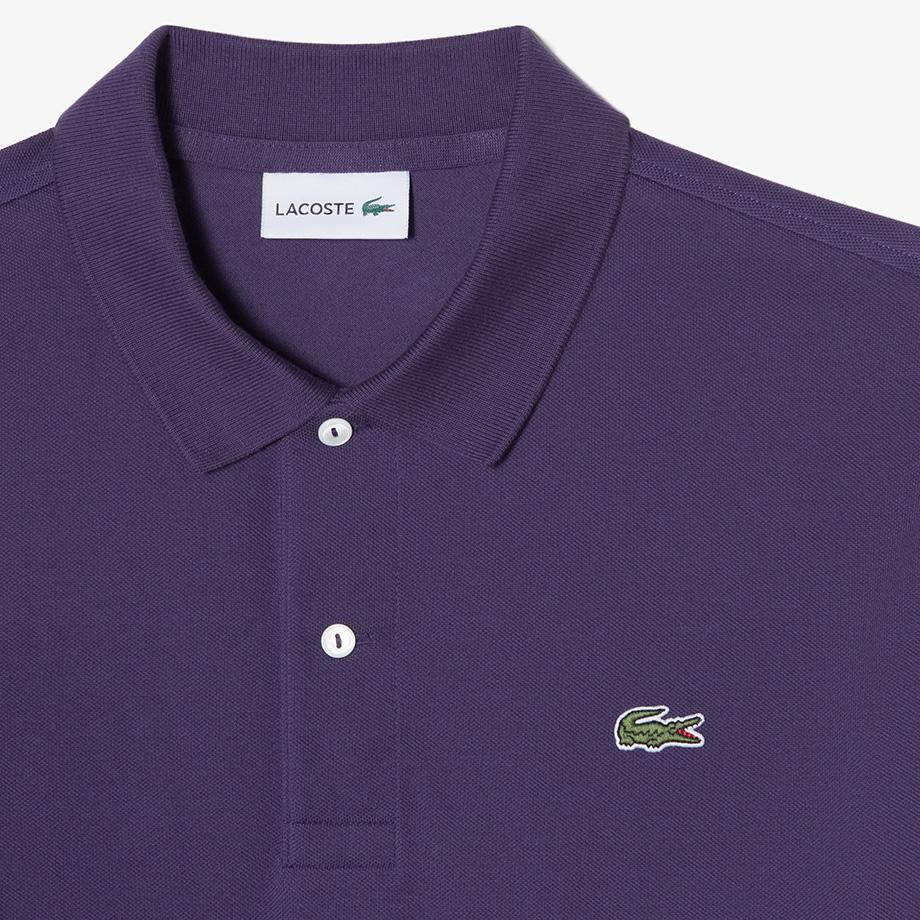 Lacoste Мужская французская базовая футболка-поло с длинным рукавом Regular Fit PH732E-54NZSV