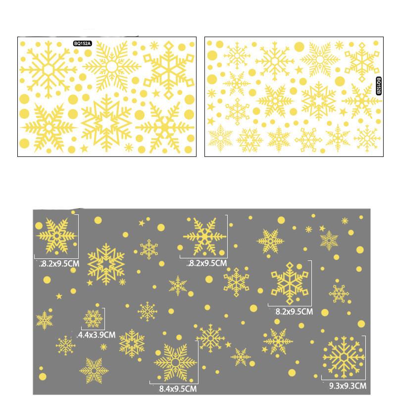 Новогодние оконные сани с оленем и Санта-Клаусом, великолепные рождественские шары, спиральные ленты, настенные наклейки, наклейки на окна для домашнего праздничного декора