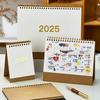 Минималистичный перекидной настольный календарь MUJI Style 2025-2026