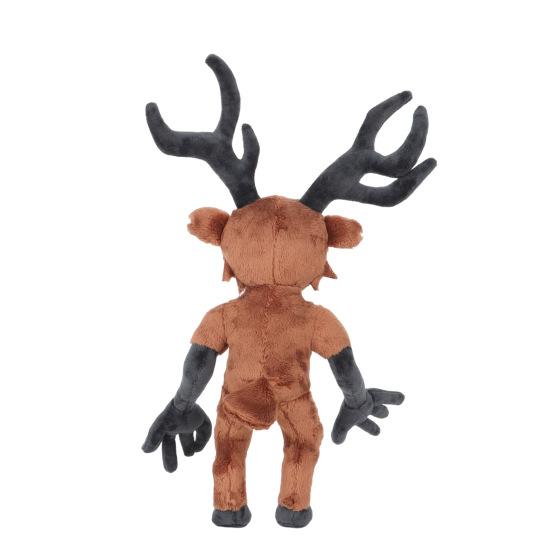 Мультяшная плюшевая кукла оленя с рогами - Мягкая, приятная на ощупь и идеально подходит для детских рождественских подарков