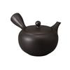 18 X 15 X 9 Black Clay Round Teapot Tokoname Made In Stylish Ale-net Teapot, Cm, 430cc, Bowl-Shaped (Sawayaka Ami), Ware, Japan,