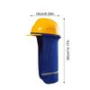 Breathable Hard Hat Sun Shade With Reflective Stripe Face and Neck Protection  Work Accessory