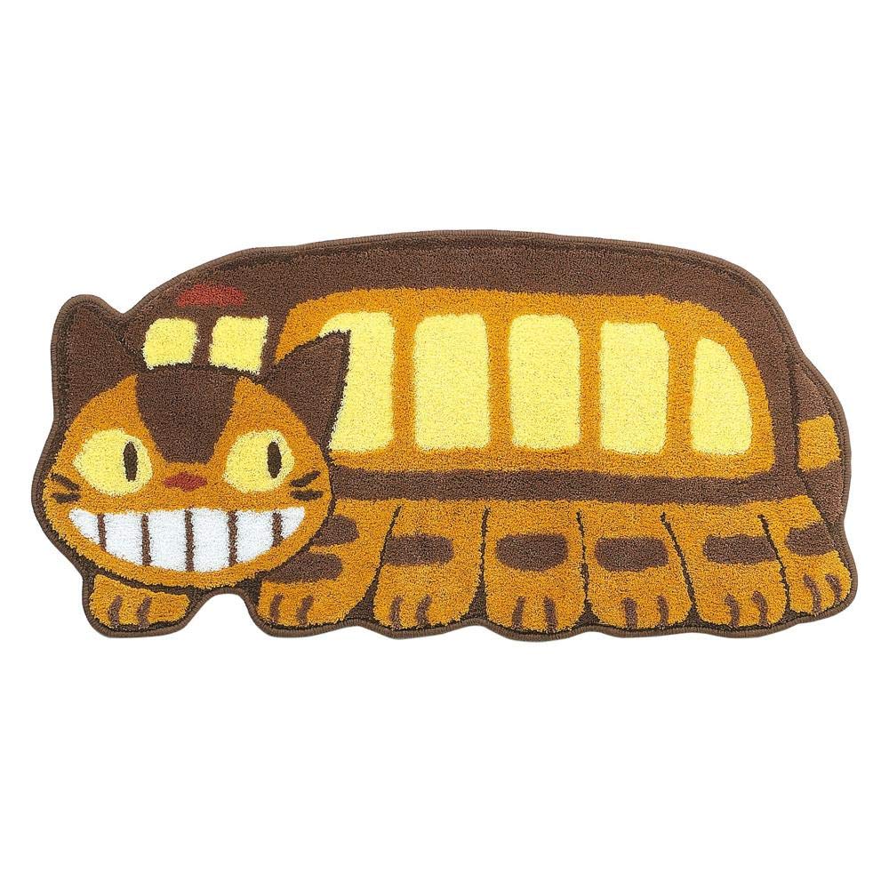 Catbus 47 x 100cm My Neighbor Totoro Stopped Accent Mat Brown x Yellow