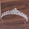 Корейская хрустальная свадебная корона: Элегантная свадебная и банкетная повязка на голову