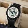 Цифровые светодиодные спортивные часы Timever с секундомером Легко включают японские инструкции Мужские наручные часы, Тонкие, Легкие, Удобные, Водонепроницаемые,