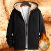 Куртка, пальто, утолщенная ветрозащитная толстовка с капюшоном для мужчин и женщин, зимняя толстовка с капюшоном на флисовой подкладке, повседневная одежда