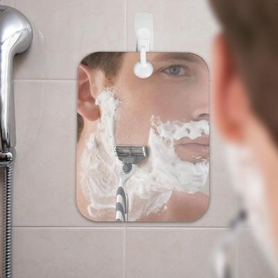 Зеркало для бритья Shave Well Deluxe с защитой от запотевания, подвесное зеркало для ванной и душа с ручным вариантом для мужчин и женщин, включает Lo