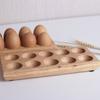 Деревянный держатель для яиц, многофункциональный удобный DIY 10 решеток, двухрядная пластина для хранения яиц для дома