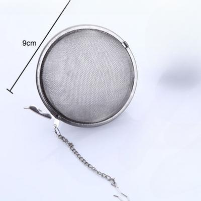HANYANG 304 ситечко для чая из нержавеющей стали, кухонное ситечко для маринада, шарик для приправ, суп, горячий горшок, круглый шарик для специй