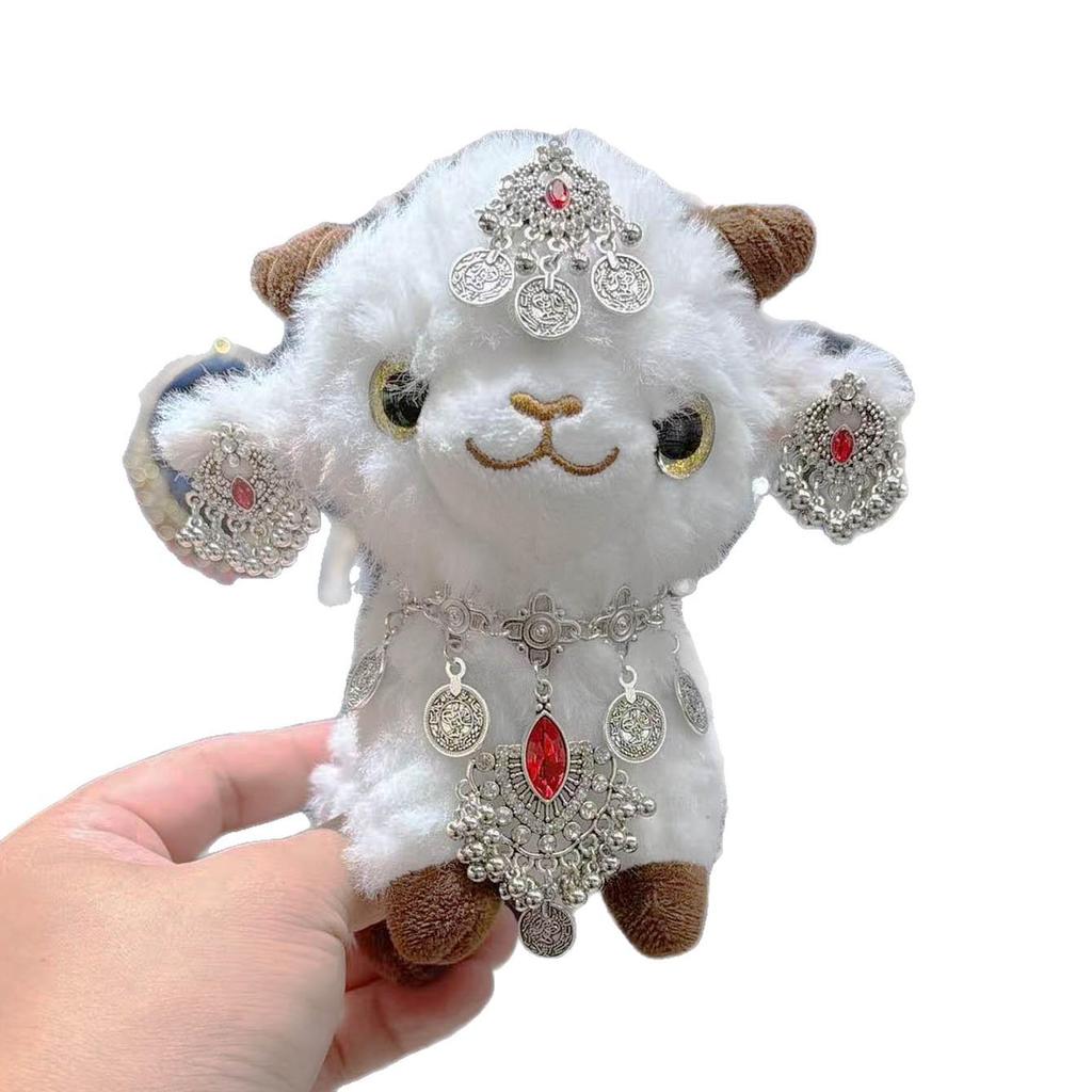 Ожерелье из баранины Синьцзяна: Фигурка куклы «Маленькая овечка» из Кашгара и DIY Украшение на лоб