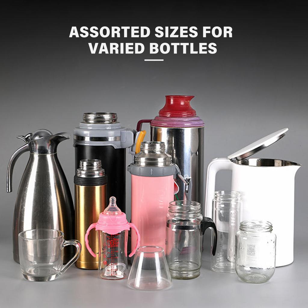 1 шт., щетка для чистки бутылок с длинной деревянной ручкой, щетка для чистки бутылок с водой, без мертвых зон для вакуумных чашек