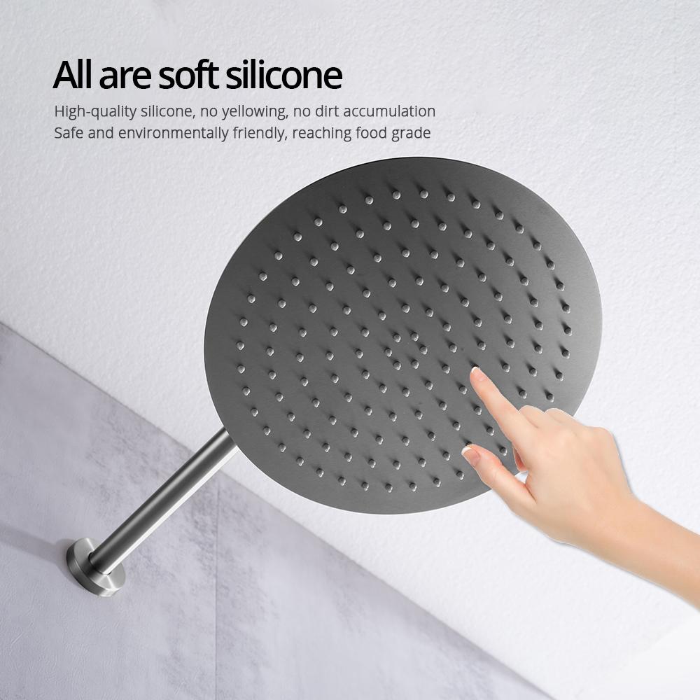 Смеситель для ванной комнаты, душевая система, набор из 3-функционального смесителя для душа, переключающий клапан, бронзовый цвет, 8-16 дюймов, настенный смеситель для душа с дождевой головкой