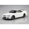 Aoshima Bunka Kyozai (AOSHIMA) 1/24 Pre-painted Model Series Nissan BNR34 Skyline GT-R VEspec II 2000 White Plastic Model 03-B
