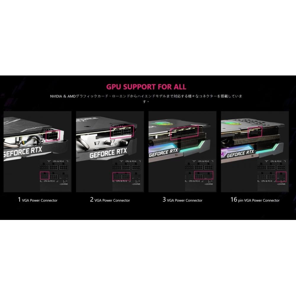 MSI 850W homemade PC power supply unit MPG A850G PCIE5 (80PLUS GOLD PCIe5.0ATX3.0 native compatible 10 year warranty) PS1