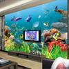 3D стерео фотообои Подводный мир Обои для стен Пейзаж Детская спальня Фон для стены Декор