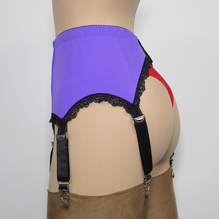 Hot Sales Polyester Mesh 6-claw Buckle Non-slip Garter Belt Thigh Garters Garter Belt Sexy