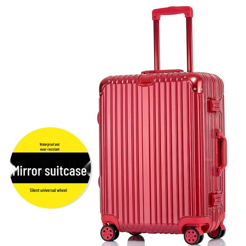 Ultralight Aluminum Frame Trolley: 20-Inch Carry-On & 24/26/29-Inch Large Capacity Travel Suitcases
