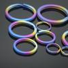 2 шт. Разных размеров Титановый сплав EDC Брелок для ключей Портативный держатель для ключей Кемпинг Путешествия Подвесной инструмент