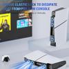 Задний вентилятор для консоли PS5 Slim: Тонкий радиатор для контроля температуры и охлаждения.