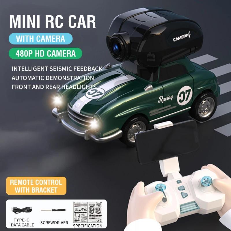 Mini Rc Car With /no Camera Hd Wifi Fpv Pocket Racing Drift Vehicles 2.4g Remote Control Car Radio Controlled Cars Toys Boys