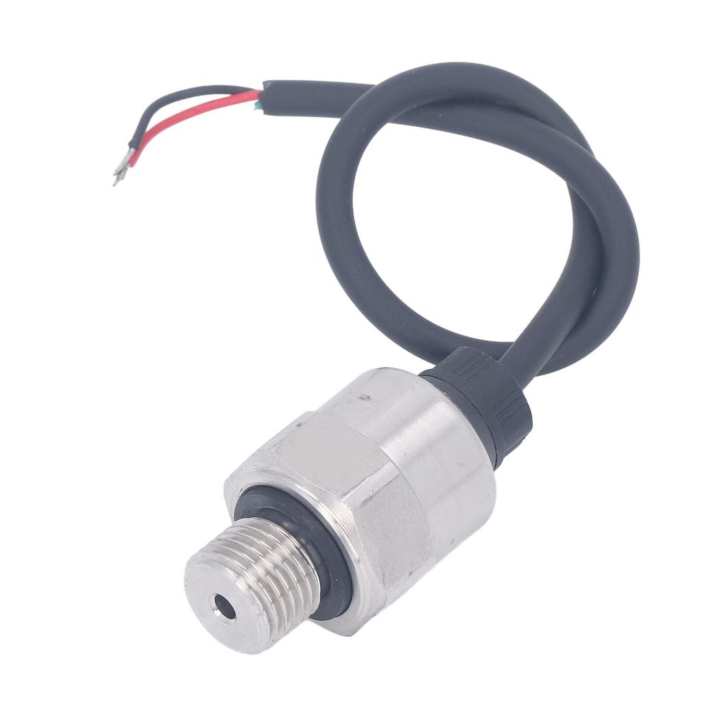 Pressure Transmitter G1 4in 4‑20mA Output 0‑0.5Mpa Range Pressure Transducer Sensor for Oil Fuel Gas Water 10‑30V