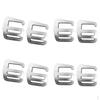 8pc Shaped Hook Webbing Buckle Strong Accessories 55x40x4mm