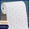 10m Rolled Self-adhesive 3D Panel Wallpaper Waterproof Foam Wall Sticker Tile Brick Living Room TV Background Decal