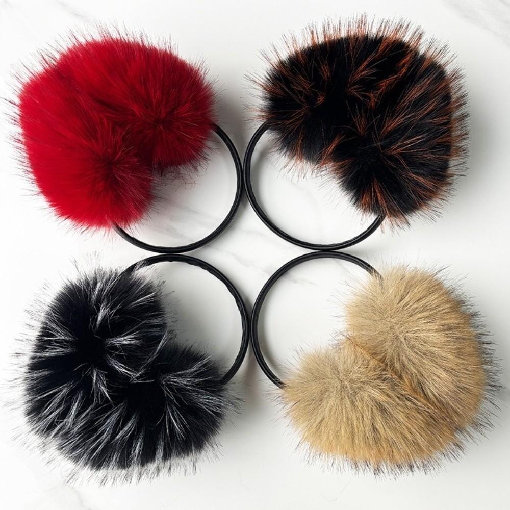 Solid Color Winter Earmuffs Ear Cap Ear Mask Cute Faux Fur Plush Earmuffs Men