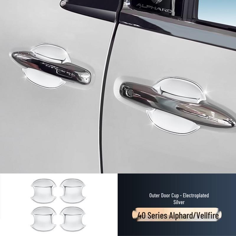 Подходит для Toyota ALPHARD VELLFIRE 40-й серии Модель 23 Маленькая внешняя отделка Накладка на ручку двери