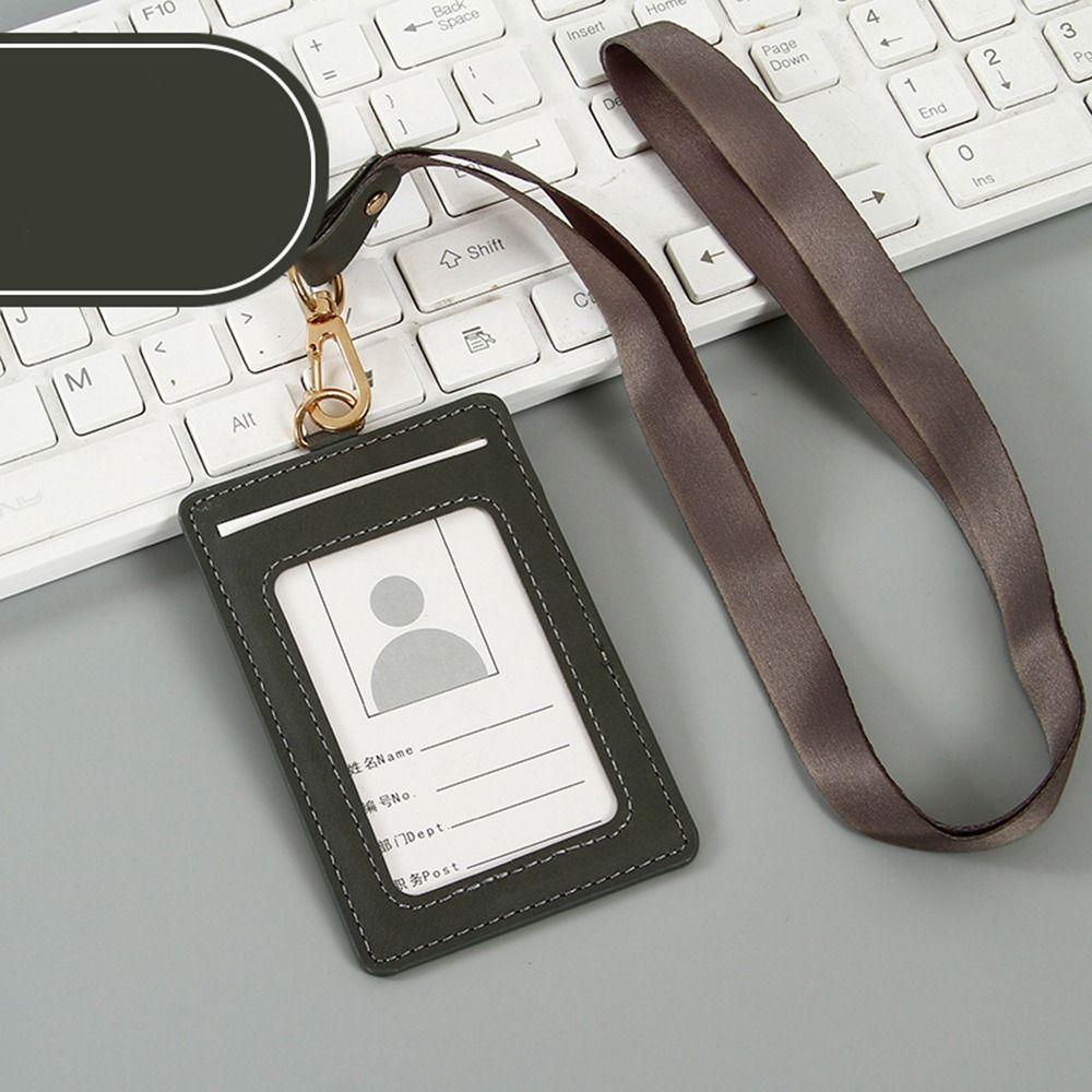 Collar Work Card Holder ID Badge Lanyard Holder Portable Name Card Holders  Men