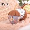 Осенние принадлежности для вечеринки, войлочные желуди, 3D-тканевые натуральные подвесные украшения для декора с смешанными узорами, поделки своими руками, Осень