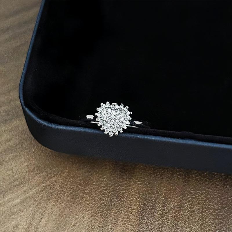 Любовь, Мода И Роскошь, Полный Звезд, Кольца С Инкрустацией Цирконами, Нишевое Высококлассное Ощущение, Изысканное И Красивое Кольцо На Указательный Палец, Женщины