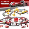 Magnetic Train Track Set: DIY Children's Educational Building Blocks & Toys