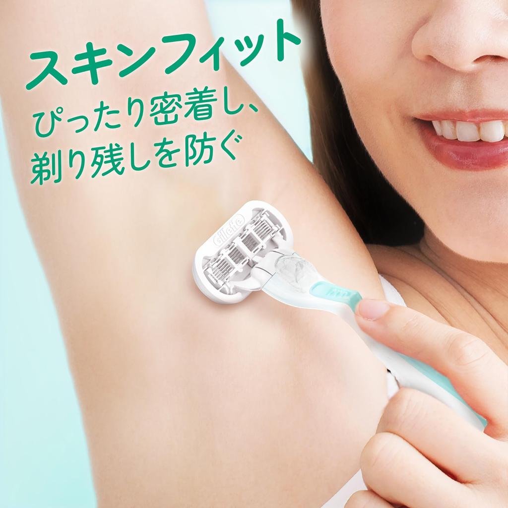 Gillette Venus VENUS Бритва для Подходит для Чувствительной для Гладких Сменные Лезвия Embrace Sensitive (Венера) Женщины, Кожа, Кожа, (3 упаковки),