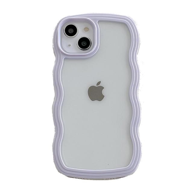 Милый прозрачный чехол-бампер с фигурной волной для Iphone 13 11 12 14 Plus Pro Max Xs Xr X противоударный прозрачный мягкий эстетический чехол Coque