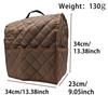 1PC Multi- Vertical Mixer Dust Cover, Side Storage Bag, Hand-Held Quilted Polyester Diamond Household Dust Cover