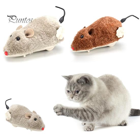 Плюшевая забавная игрушка для собак, кошек, мышей, животных, заводной, бег, игровой подарок