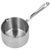 Stainless Steel Hot Milk Pot Chocolate Boiled Sugar Cheese Butter Melting Pot with Dual Pour Spouts
