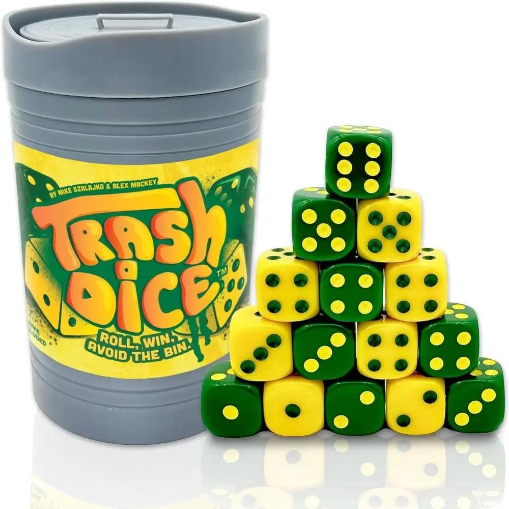 New Fast-Paced Dumpster Dice 2-Player Board and Dice Game Exciting Trash Dice Games Night Family Dice Game Fun for Travel