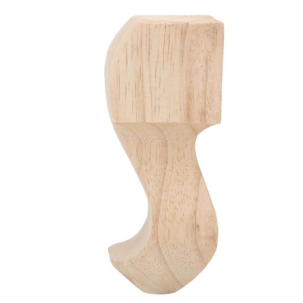 4pcs Hand Carved   Wood Furniture Legs Coffee Table TV Cabinet Sofa Foot