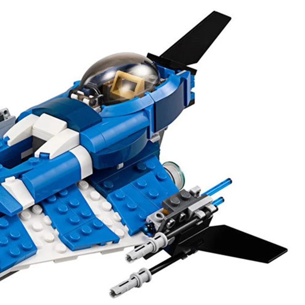 Креативные космические войны Энакинс Пользовательские джедайские истребители Строительные блоки Наборы Кирпичи Игрушки Для Мальчиков Подарок на День Рождения Украшение Дома