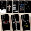 Faith Christian Religious Jesus Case For Samsung Galaxy S23 S20 FE S21 FE S22 Ultra Note 20 S8 S9 S10 Note 10 Plus Back Cover