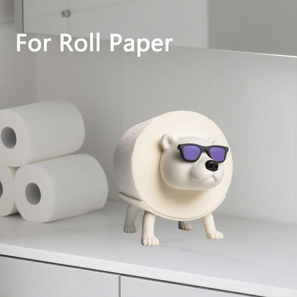 Free Standing Toilet Tissue Rack Frog Dog Bear Toilet Roll Holder Kitchen Tissue Dispenser Home