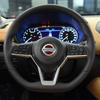 Carbon Fiber Car Steering Wheel Sticker For Tiida Teana Skyline Juke X-Trail Almera Qashqai Auto Interior Accessories
