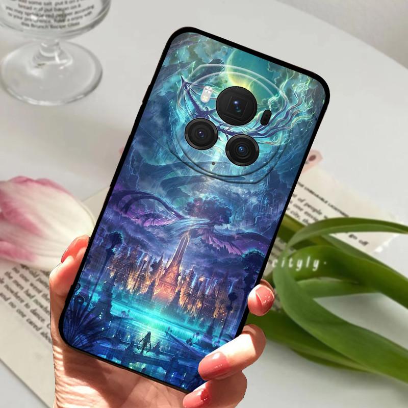 Чехол для Honor Magic 6 Pro животное Силиконовые Мягкие ТПУ Задние крышки Для Honor Magic6 Pro Magic 6 Pro Чехол Защитный Мультяшный Funda