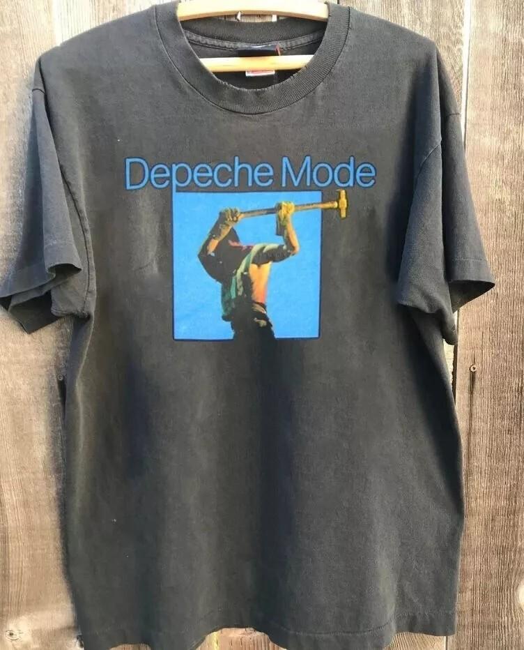 Depeche Mode Shirt Depeche Mode Band Retro Charcoal Unisex Tshirt S5XL Unisex T-Shirt